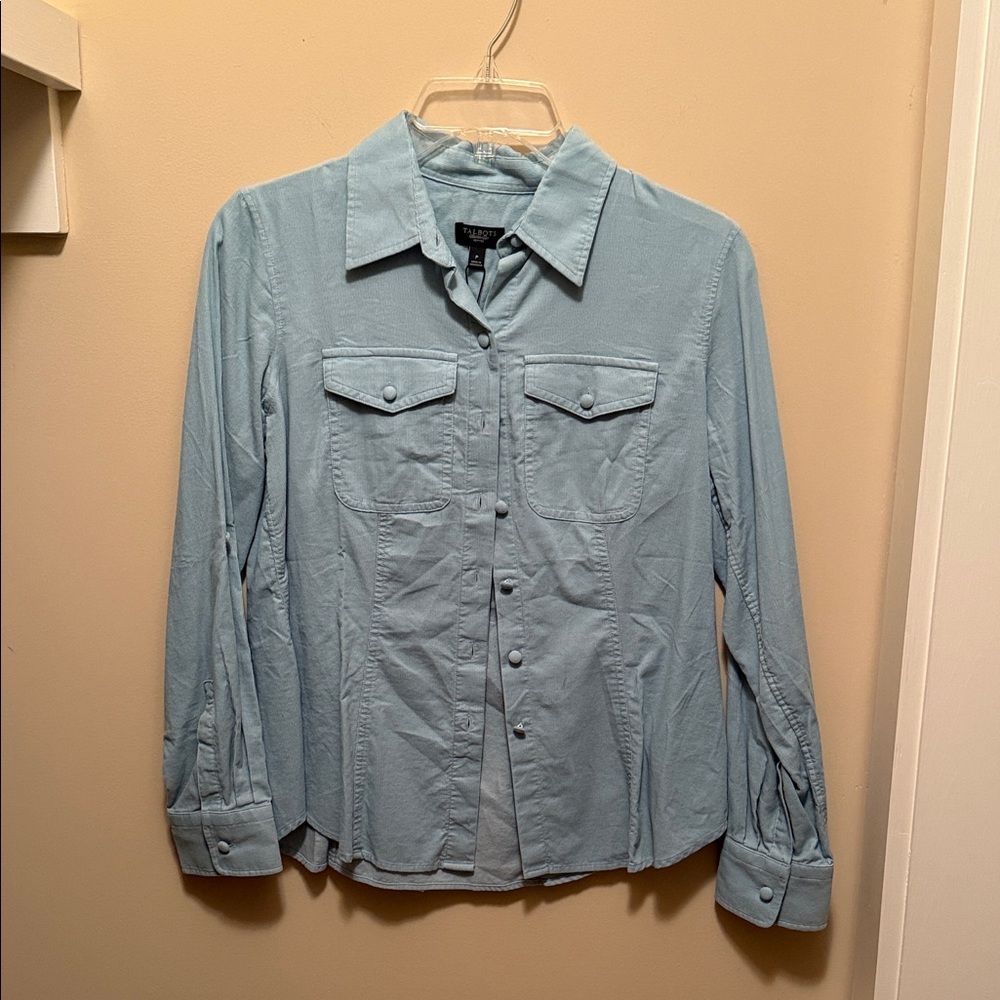 Talbots Light Blue Button Down Shirt